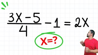 COMO RESOLVER uma Equação do 1°grau com DENOMINADORES