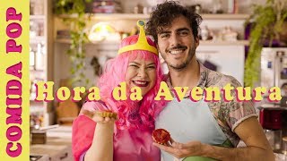 TORTA REAL DE MORANGO | Hora da Aventura feat. Alexandre | Comida Pop