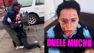 POLICÍA FEMINISTA RECIBE UN G0LPE REALIDAD 💀