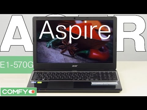 (RUSSIAN) Acer Aspire E1-570G-33214G50MNSK (NX.ML4EU.001)-ноутбук средного уровня-Видеодемонстрация от Comfy