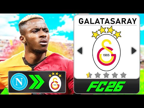 TRASFORMO IL GALATASARAY DI OSIMHEN NELLA SQUADRA PIÙ FORTE DEL MONDO su FC25!