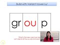 Exploring Variant Vowels with Digraphs in Phonics