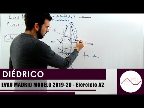 EVAU DIBUJO TÉCNICO MADRID MODELO 2019-20 - Diédrico (A2) - Sistema ...