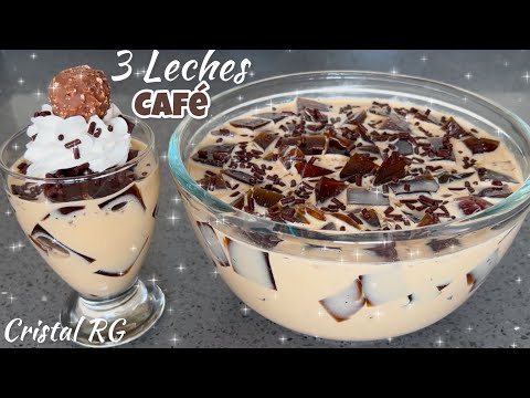 ENSALADA DE GELATINA TRES LECHES CAFÉ/Postre fácil para despedir el año