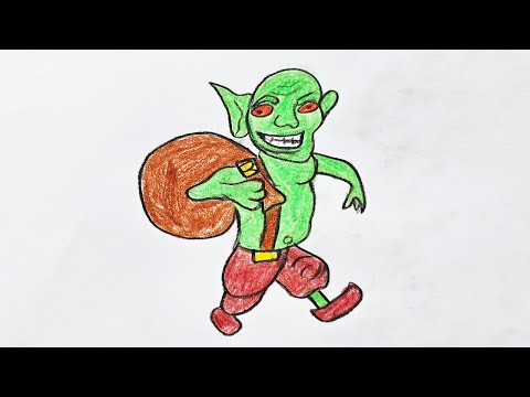 Easy Goblin Drawing Tutorial for Clash of Clans Fans!