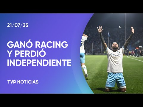 Fútbol: Ganó Racing y perdió Independiente