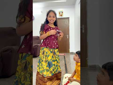 Suviksha tying rakhi to her brother #suviksha #richakka #viral