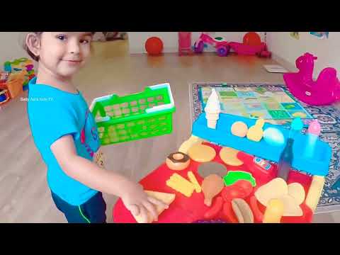 Aara pretend play with Giant kitchen toys and dolls | #kids #childrensrhyme