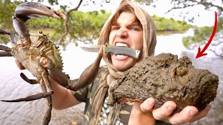 3 Days Solo MANGROVE ISLAND Survival | No Food or Shelter
