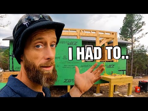 I Just Couldn't Take It Anymore.. I HAD To Do it!| Cabin Homestead MudRoom Build Zip Board Cut Outs