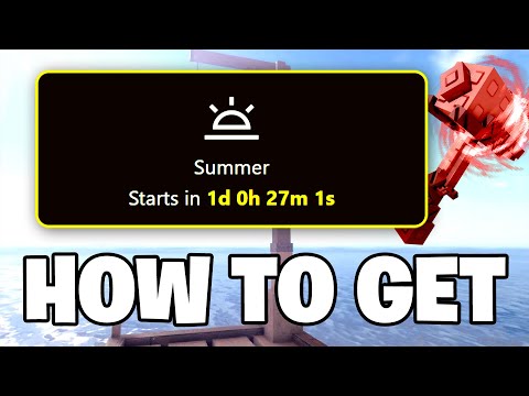 Roblox Fisch - HOW TO GET & ACTIVATE SUMMER SEASON (Full Guide - For Brick Rod)