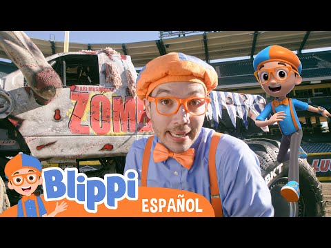 Monster trucks  y carros especiales 🚗 Blippi Español + Blippi Wonders🧡💙