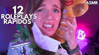 💥 12 ROLEPLAYS ASMR RAPIDOS ∣ Doctora 🩺 Peluquera 💇‍♀️ Psicóloga 🧠 Dentista 🦷... | Carol ASMR