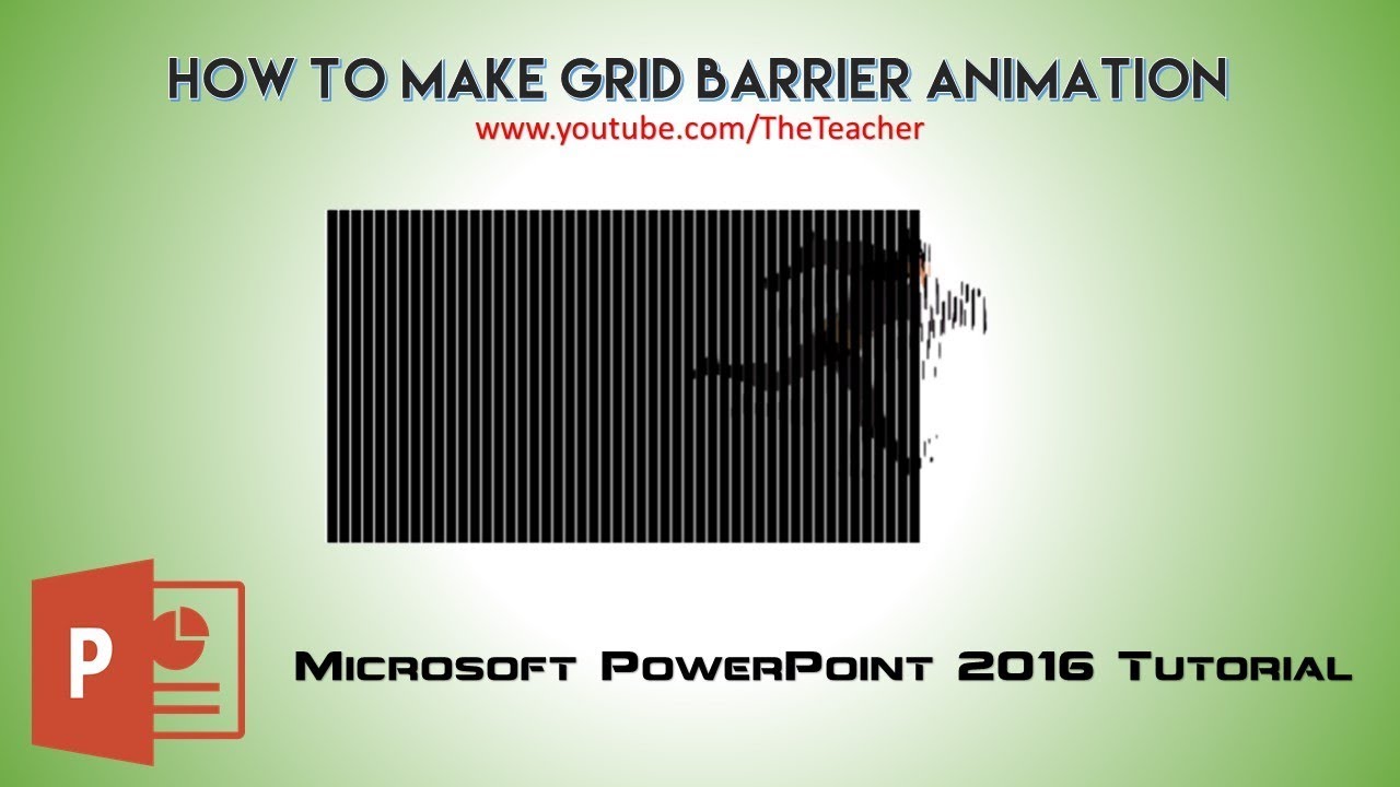 How to Make Grid Barrier Animation in PowerPoint The Teacher