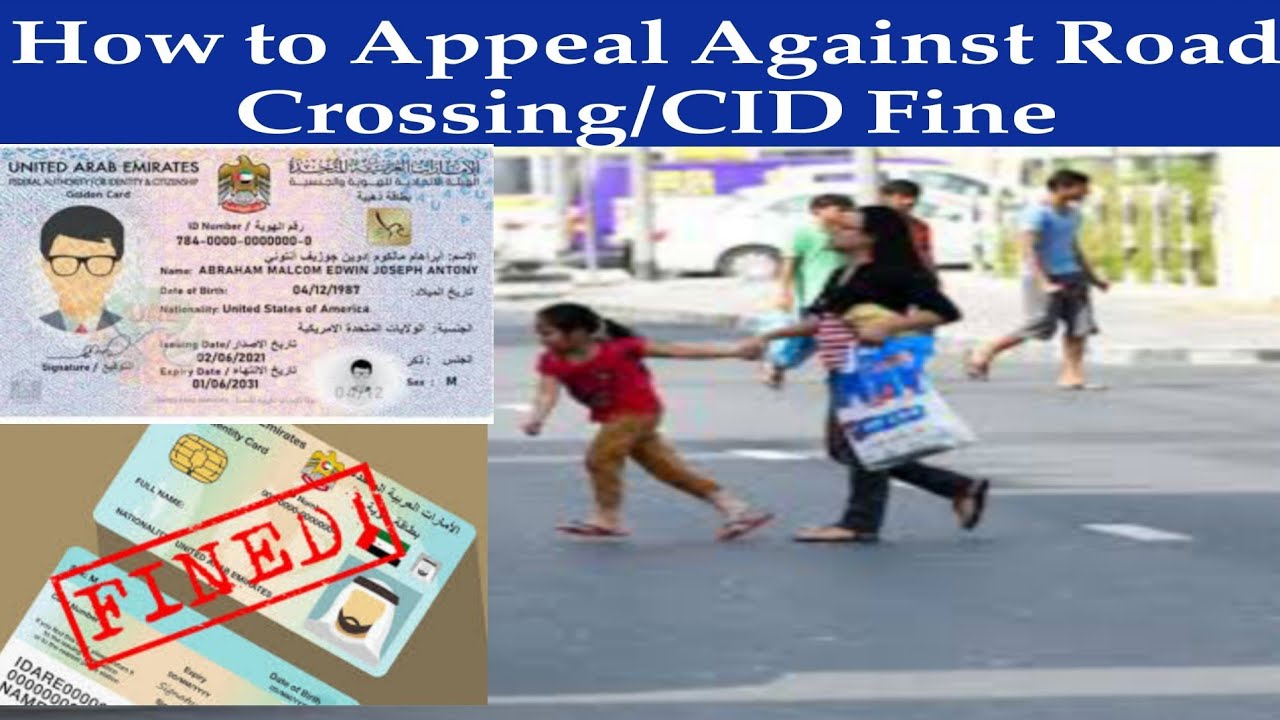 Road Crossing Fine With Emirates Id Abu Dhabi  2025