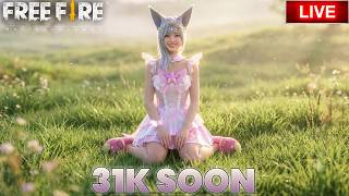 🔴[Live] Road To 31k Subscribers 🗿 Garena Free Fire !!