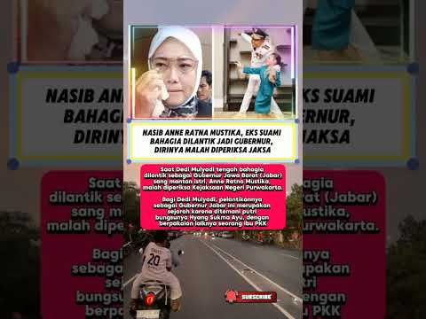 NASIB Anne Ratna Mustika, Eks Suami Bahagia Dilantik Jadi Gubernur #shortvideo #shorts #short #new
