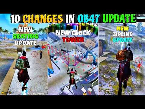 OB47 UPDATE FREE FIRE | 10 CHANGES UPDATE FREE FIRE | GARENA FREE FIRE