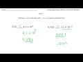 Comparing Numbers and Scientific Notation