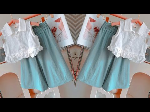 Stylish Baby Top with Palazzo Pant Cutting & Stitching | Easy DIY Summer Outfit for Kids at Home