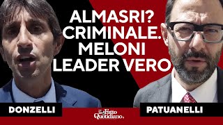 Donzelli: "Su Asmasri Meloni leader vero". Patuanelli: "Liberato un criminale""