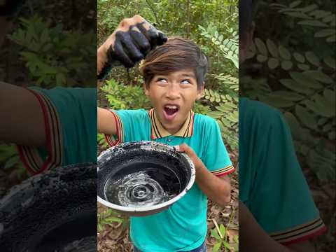 Survival Skills: Simple but Useful in jungle #bushcraft#camping #ou....... #shorts