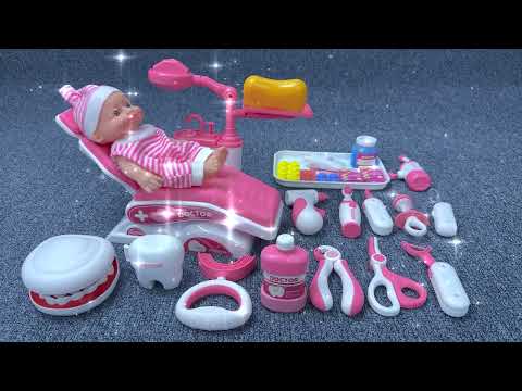 👧Toys ASMR👧 6💕 Minutes Satisfying with Unboxing Cute Pink Doctor Playset, Doctor Kit Collection