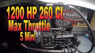 1200 HP TT 260 ci LS Max load/Full Throttle for 5 Minutes! NRE now designs engines!