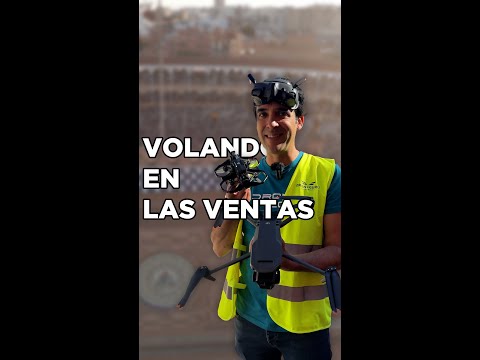 ¡Volando con un dron FPV en la Plaza de Toros de LAS VENTAS!