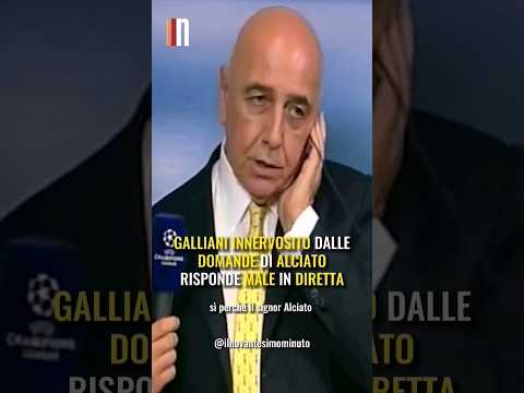 GALLIANI INFURIATO DURANTE un'INTERVISTA 🤯 #Shorts