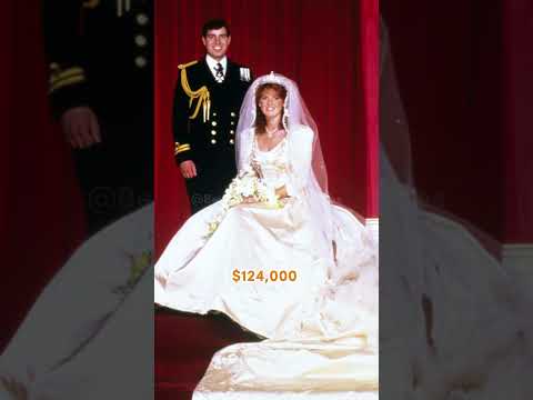Who wore the most expensive royal wedding dress? #royal #diana #katemiddleton #meghanmarkle #wedding