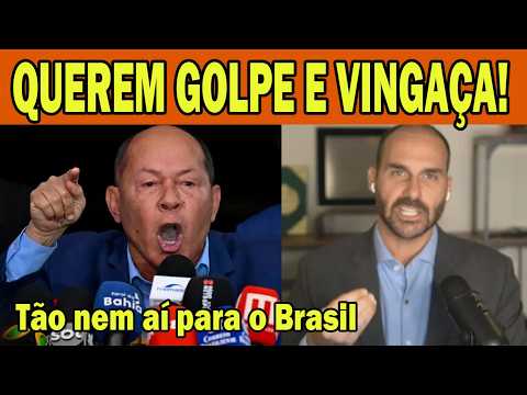 EDUARDO BOLSONARO DIZ QUE OS EUA PODEM DEVASTAR O BRASIL, O QUE IMPORTA É A VINGAÇA!