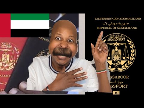 EMARAADKA OGOLAADAY PASSPORT SOMALILAND VISA GUUL 💪💪💪