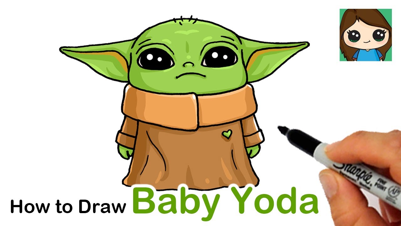 How to Draw Yoda Baby