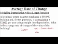 Exploring Average Rate of Change