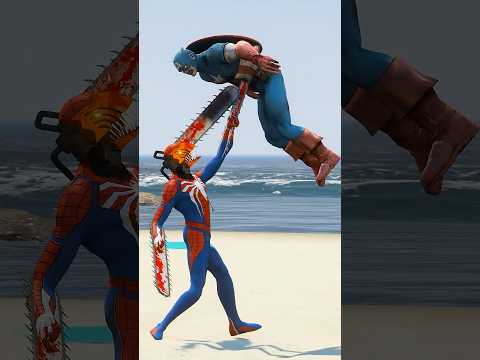 SPIDER-MAN SAVES SHE-HULK FROM ZOMBIES #spiderman #gta5 #shorts