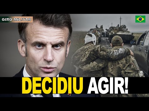 Macron decidiu agir contra a Rússia! Exército, Marinha, Forças Armadas.