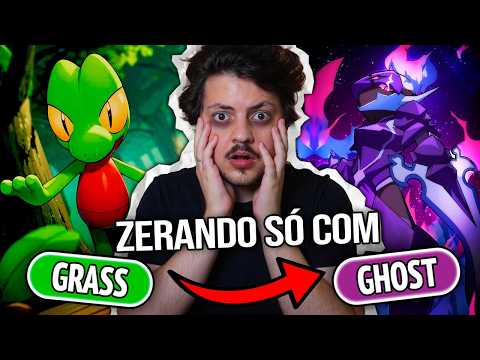 DÁ pra ZERAR Pokémon RADICAL RED SÓ com DOIS TIPOS?! 🔥☠️