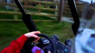 12yr old on GY6 150cc buggy