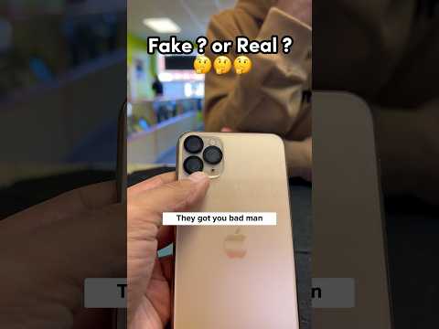 This Guy Paid $800 For a Fake Looking IPhone 😱 #shorts #fake