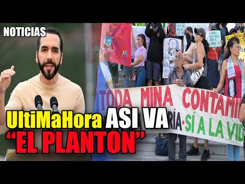 🔴 #UltimaHora ASI VA EL PLANTON frente a BINAES CONTRA Bukele