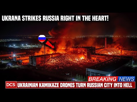 Russian City Plunged into Darkness: Ukrainian Kamikaze Drones Hit Russia Right in the Heart!