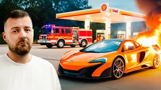 MY MCLAREN FROM TEMU SET ON FIRE & I ATTEMPTED TO REBUILD IT IN 7 DAYS