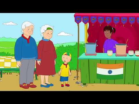 Caillou at the World Food Fair | Caillou - WildBrain | Learning for Kids