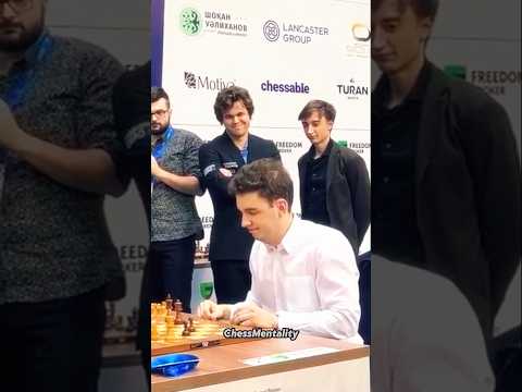 When 3 Super GMs watch your game #chess #magnuscarlsen