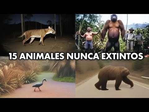 15 ESPECIES Que Se Creen EXTINTOS y no lo estan.