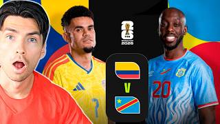 SEGUNDO PARTIDO DE COLOMBIA EN EL MUNDIAL! 😱 COLOMBIA vs CONGO