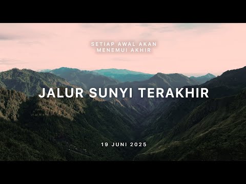 Pengumuman Jalur Sunyi Terakhir