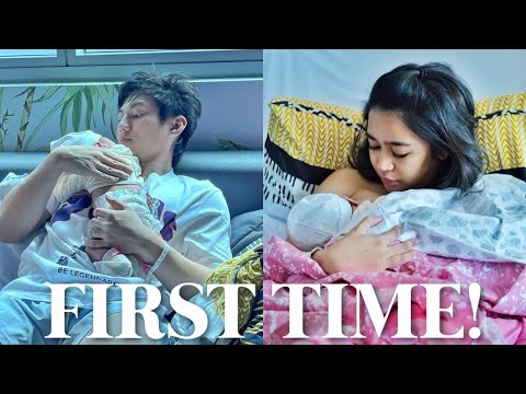 FIRST DAY AS PARENTS!