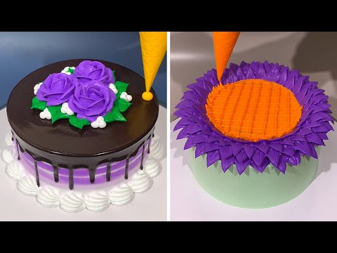 Creative Cake Decorating with Unusual Ingredients | Amazing Chocolate Cake Decorating Ideas #28